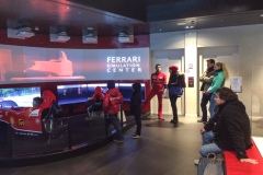 Ferrari simulator at Milan Italy Ferrari store